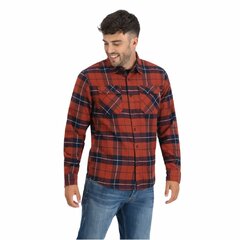 Flanelová košeľa Vintage Industries Sem Orange Check