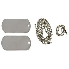 ID známky nerezové US dog-tag