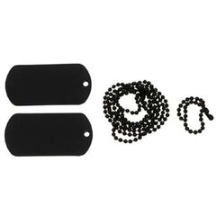 ID známky čierne US Dog-Tag