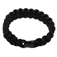 Náramok Paracord čierny 1,9cm
