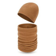 Čiapka Beanie s multifunkčným šálom - Winter Pack coyote