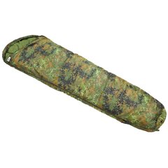 Spací vak s výplňou (450g/m2 duté vlákna) flecktarn