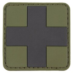 Patch Medic kríž prvá pomoc olive
