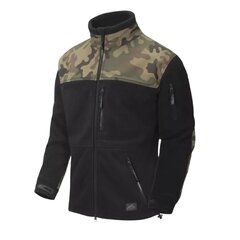 Bunda fleece Helikon Infantry čierna / PLwoodland