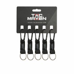 Karabína Tac Maven čierna 5mm