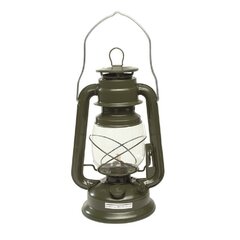 Petrolejová lampa 23cm zelená