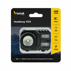 Čelovka Technik H20 Zoom (400lm) 