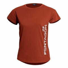 Dámske tričko Pentagon Vertical Maroon Red