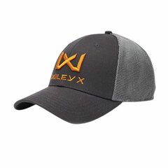 Šiltovka WileyX dark grey/orange logo