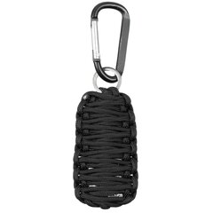 Survival set na prežitie Parachute Cord čierny