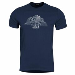 Tričko Pentagon Wireframe midnight blue