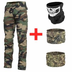 Nohavice Pentagon BDU 2.0 woodland + 3x Multifunkčná šatka / nákrčník