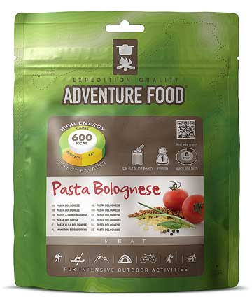 Adventure Food Dehydriertes Essen Pasta Bolognese