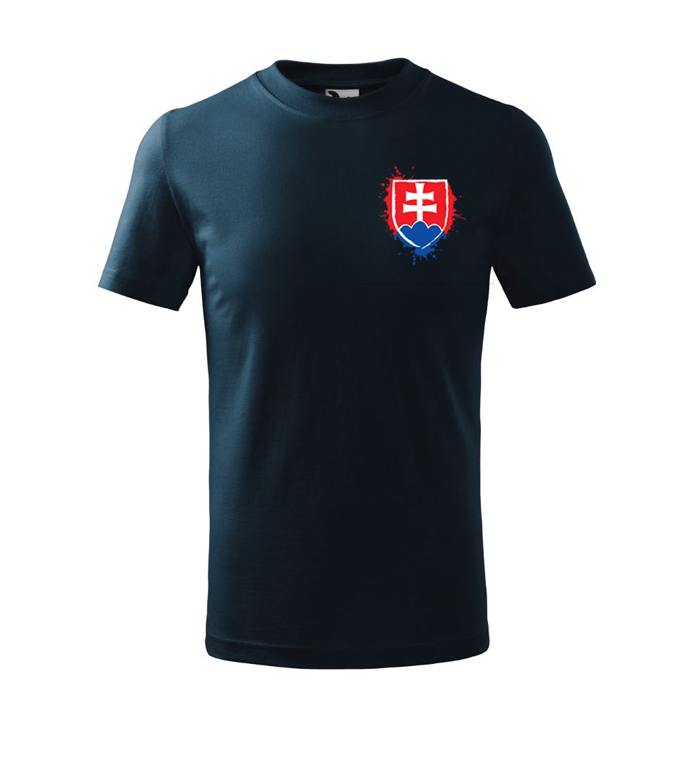Detské tričko Slovenský Znak modré